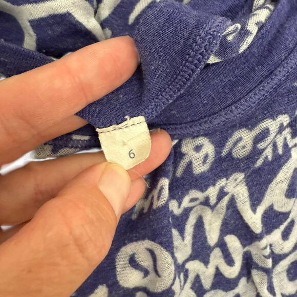 Lululemon Top Womens 6 Purple burnout manifesto mantra long sleeve sheer - Picture 6 of 7